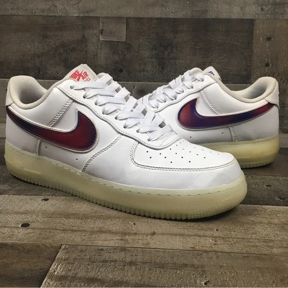 Nike Air Force 1 Low De Lo Mio One Sneakers Shoes Mens 12 Lows BQ8448-100 Forces - Picture 14 of 15